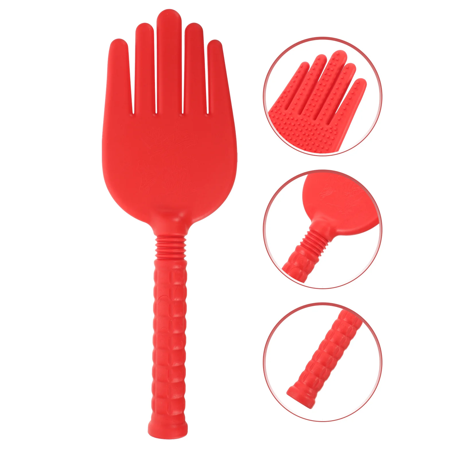 

Five-Finger Massage Pat Silicone Handle Ergonomic Anti-Slip Body Massager For Back Neck Shoulder Portable Muscle Relief Tool