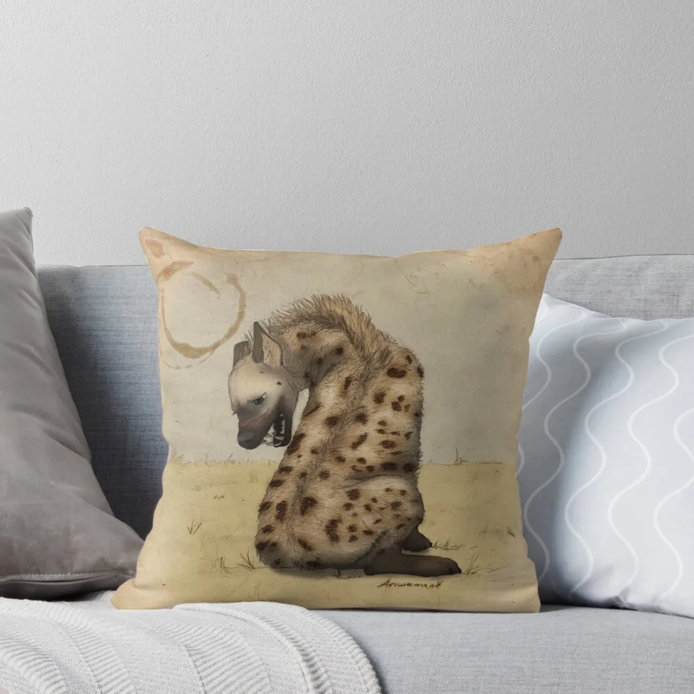 Spotted hyena Throw Pillow christmas supplies Cushion Cover Luxury Custom Cushion