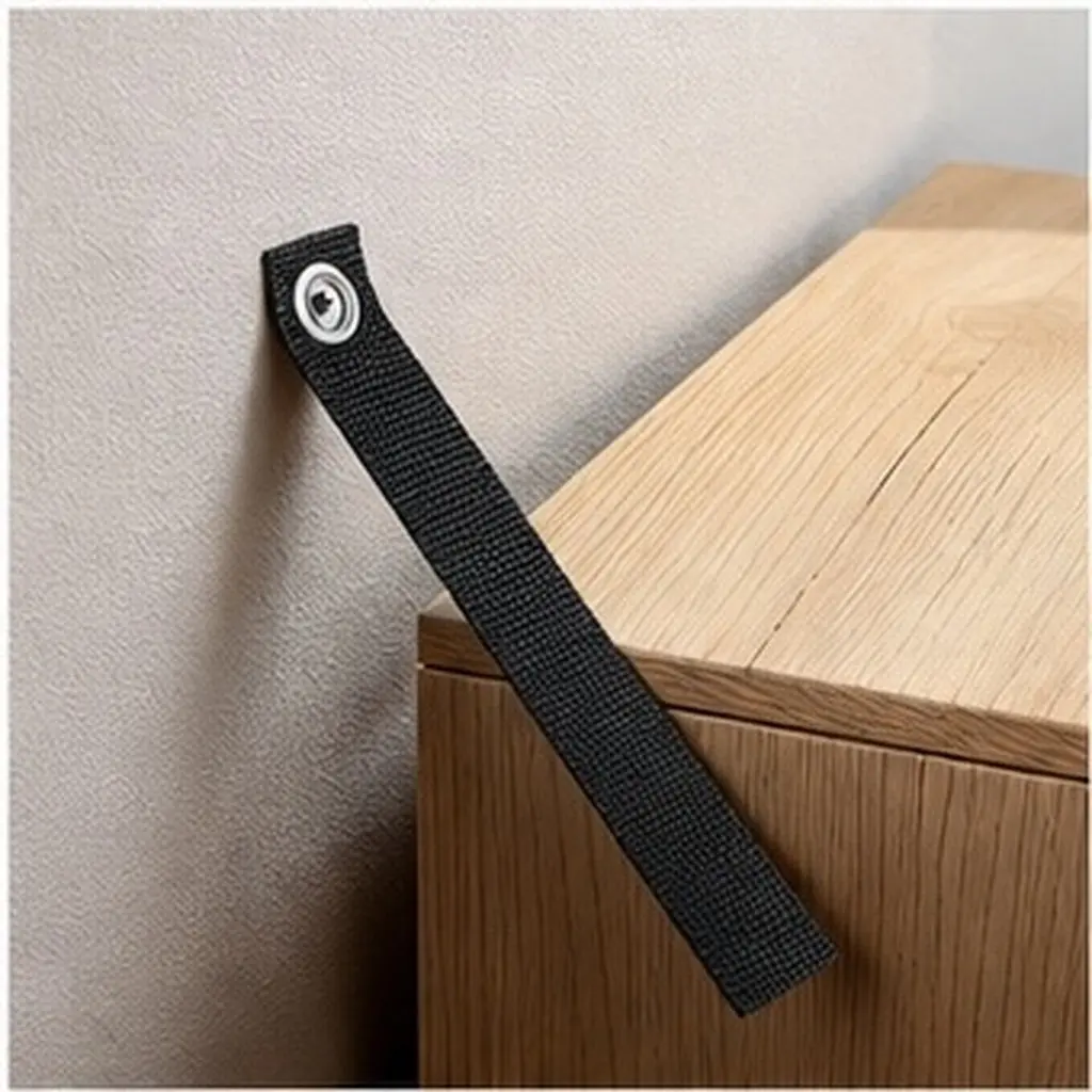 10Pcs Anti Tip Furniture Wall Anchors Safety Straps Heavy Duty Nylon Cabinet Dresser Bookcase Stabilizer Kit
