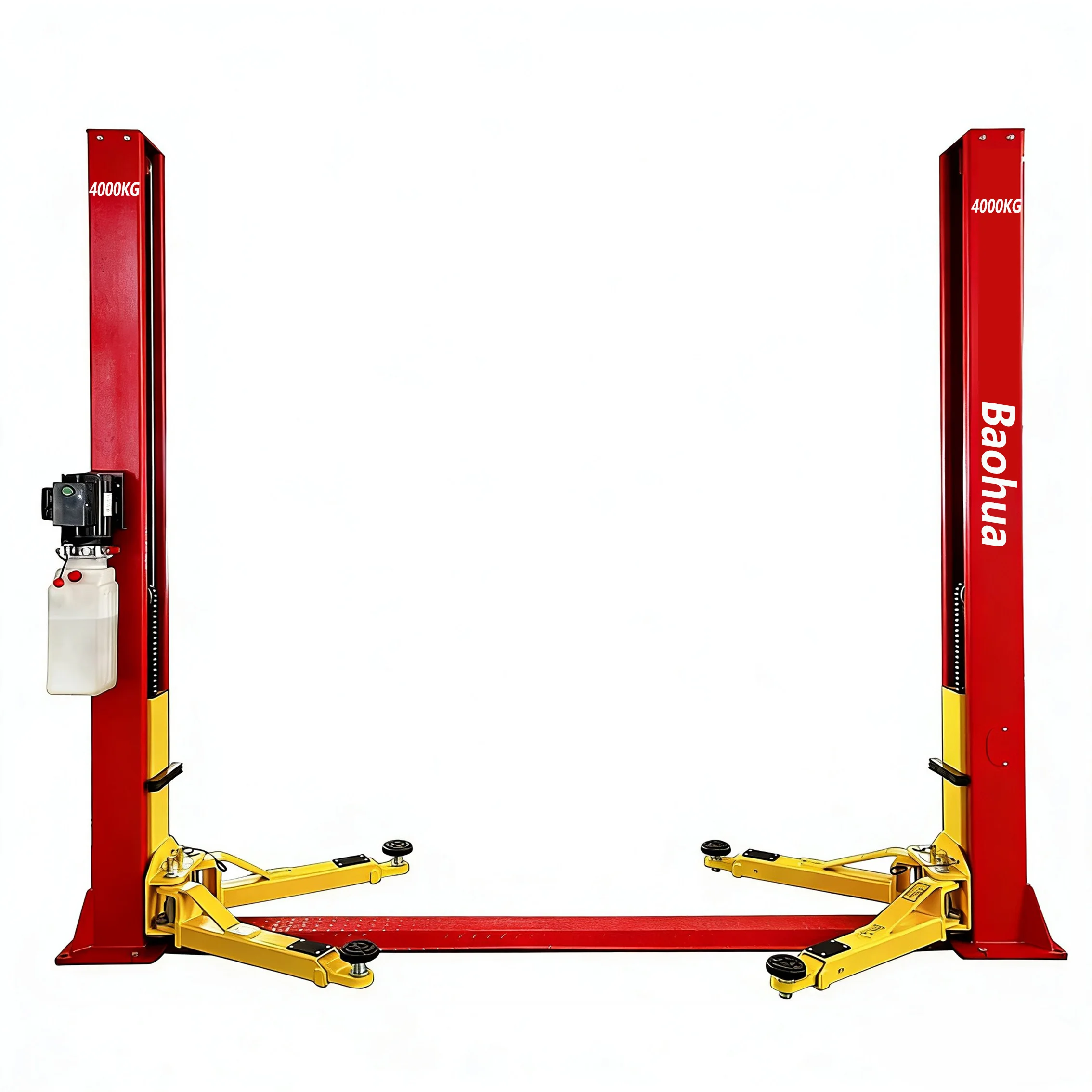 

Mobile 4 Ton Two Post Hydraulic Cylinder Car Lift For Car Repair Workshop Equipment