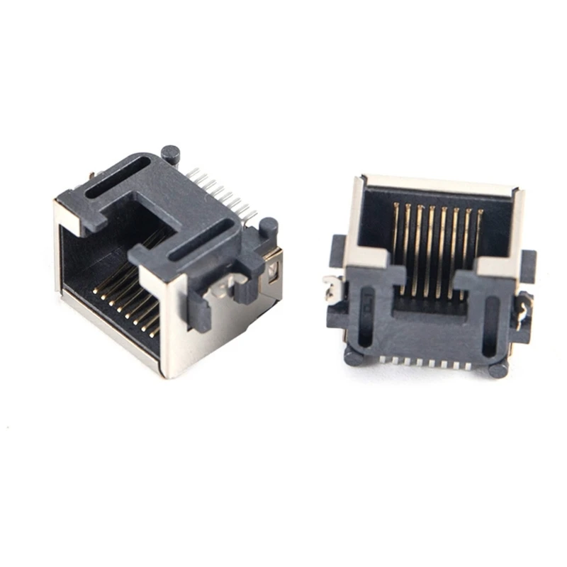  Shielding RJ45 Ethernet Jacks Socket With AntiMisinsertion Design Solderable For Networking Equipment Secure Wiring