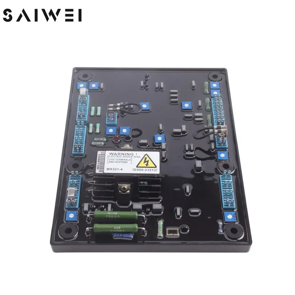 MX321 MX321-4 AVR For PMG Generator Automatic Voltage Regulator Module Permanent Magnet Generator Stabilizer 380V Sample Voltage