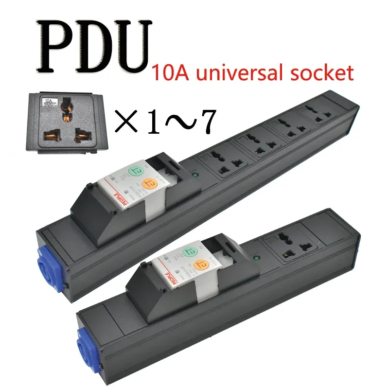 PDU Power Strips Schuko Powerlink box audio 3P Aviation plug1-7AC 10A universal  SOCKET WIFI switch with LED lamp wireless