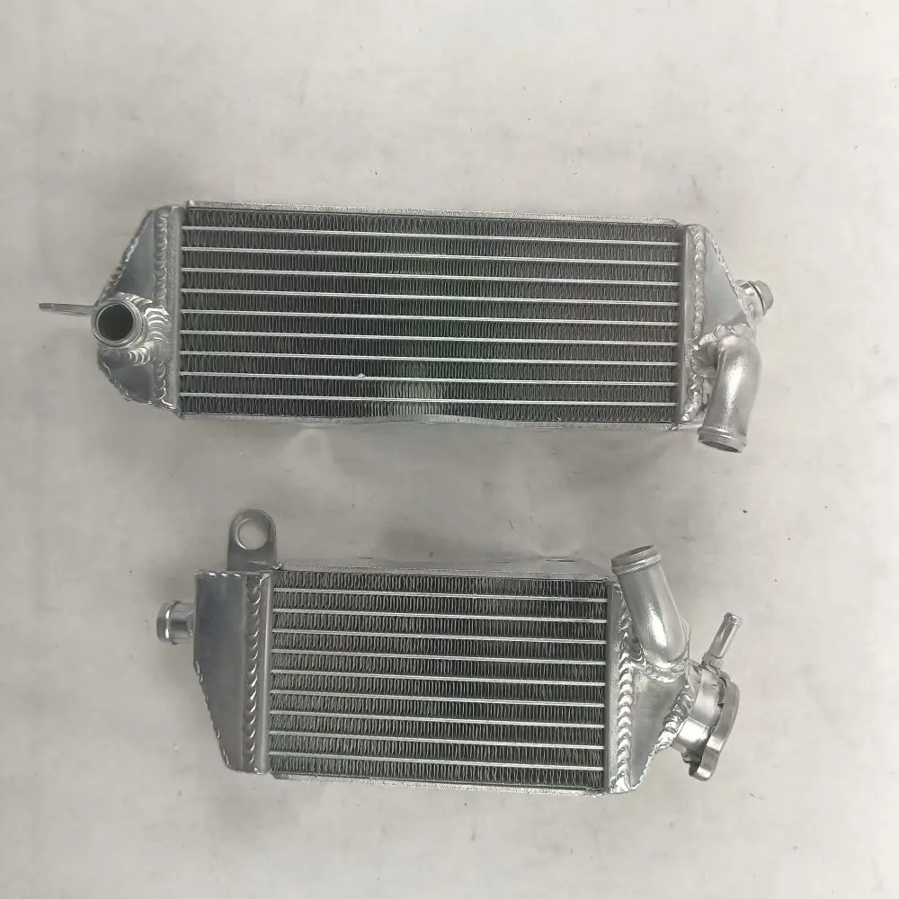 Both sides of  Aluminum Radiator For 1989-1994 Kawasaki KDX200 KDX 200 Cooler Cooling Coolant 1989 1990 1991 1992 1993 1994