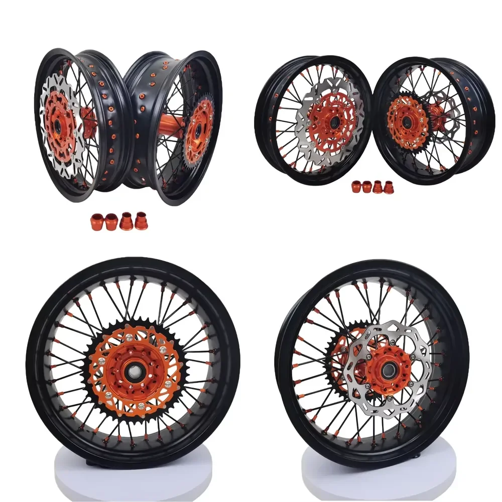 【2026 New Design】 Low Price 7116-T6 Aluminum Alloy Superbike EXC SXF EXC Supermoto Wheels for TC/FC/FS 125-450 2024