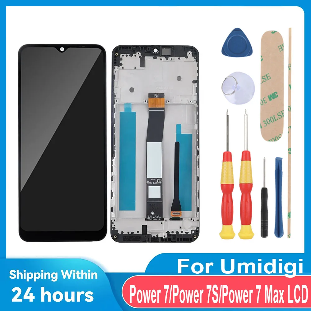 

For UMIDIGI Power 7 Power 7S Power 7 Max / 6.7" FHD+ LCD Display + Touch Screen+With Frame