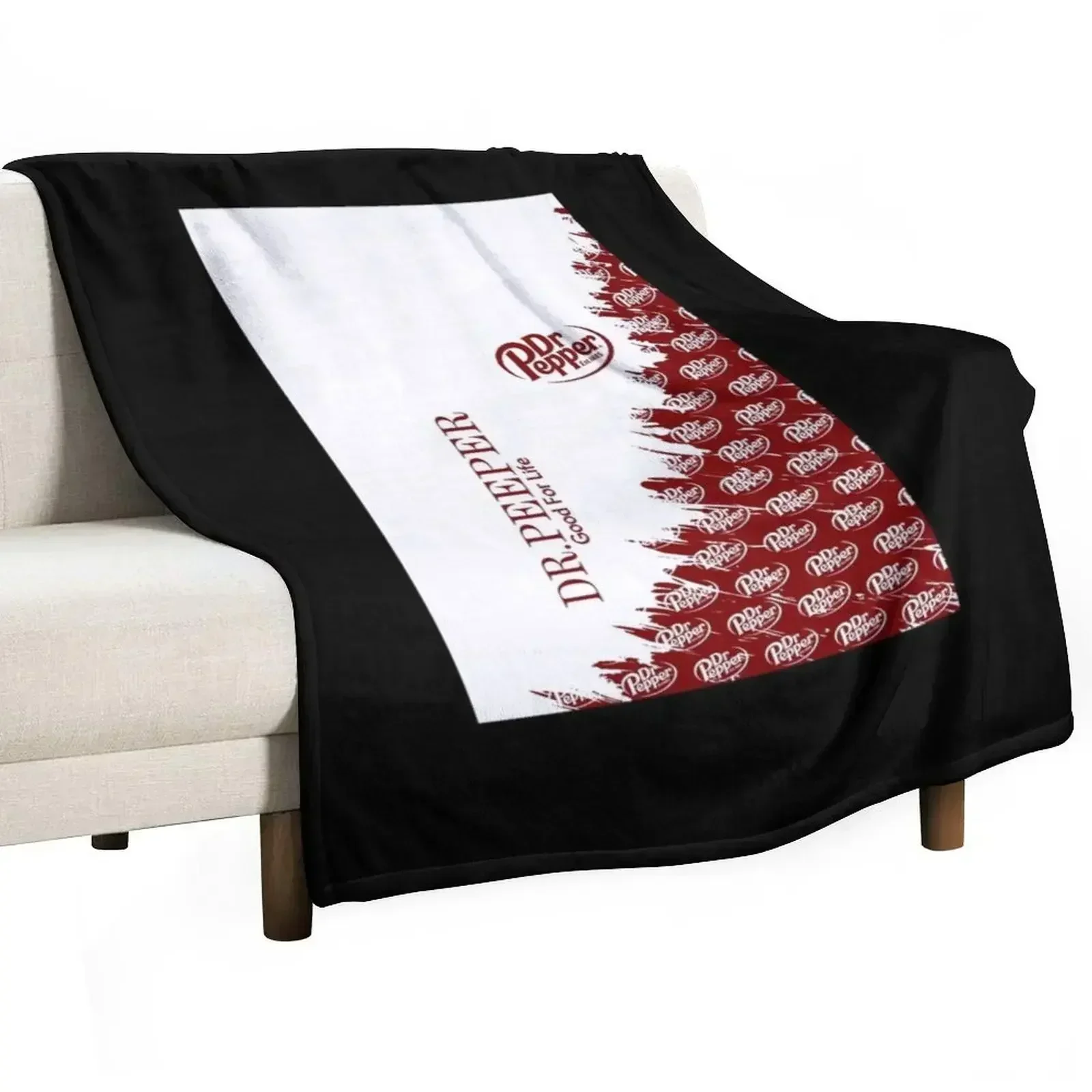 

Dr Pepper Retro de Dr Pepper en 3D.jpg Throw Blanket Stylish Couch Blanket for Home Living Room