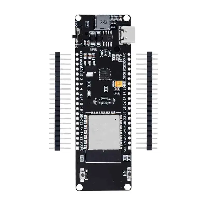 

[LXYA68Z!] Плата для разработки беспроводных систем Wi-Fi и Bluetooth ESP-WROOM-02 ESP-32S со встроенным держателем для аккумулятора 18650 для проектов ESP8266