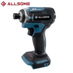 Allsome 21V Cordless Impact Driver,3-Speed 1/4-Inch Brushless Electric screwdriver