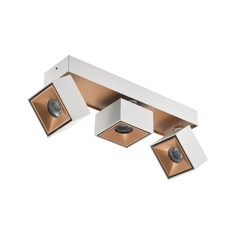 LED surface mounted spotlight bar folding cob corridor surface mounted downlight track light ceiling chandelier wholesale