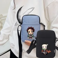 Demon-Slayer Anime Kamado Tanjirou Bags Women's Crossbody Bag Mobile Phone Bags Girls Simple Single Shoulder Bag Women's Handbag