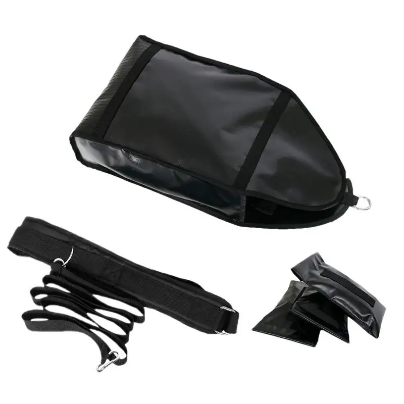 

Sled Push Gym Equipment Adjustable Exercise Sled Pull Running Sled Trainer Exercise Sled Pull With 3 Weight Sandbags For Indoor