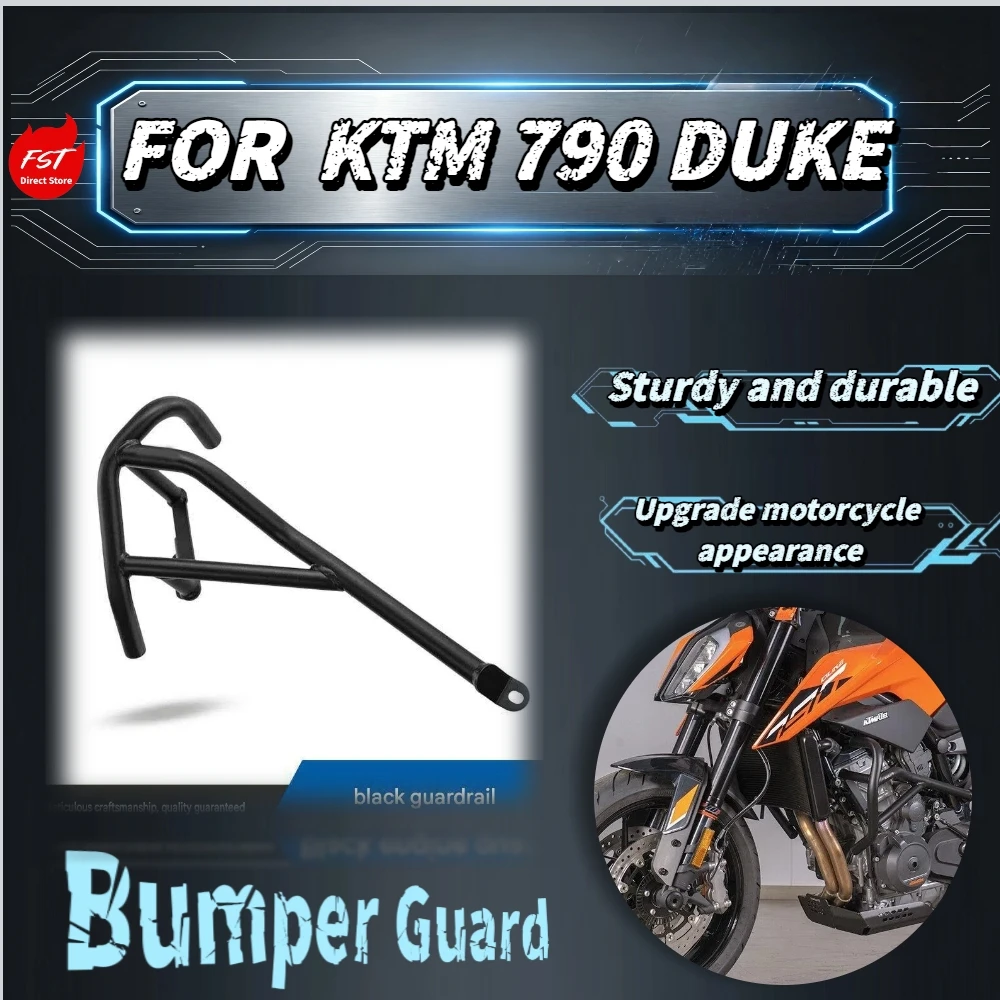 For KTM 790 DUKE Motorcycle Crash Bar Black Steel Engine Guard Anti-Fall Bumper Protective Frame Modification Accessory