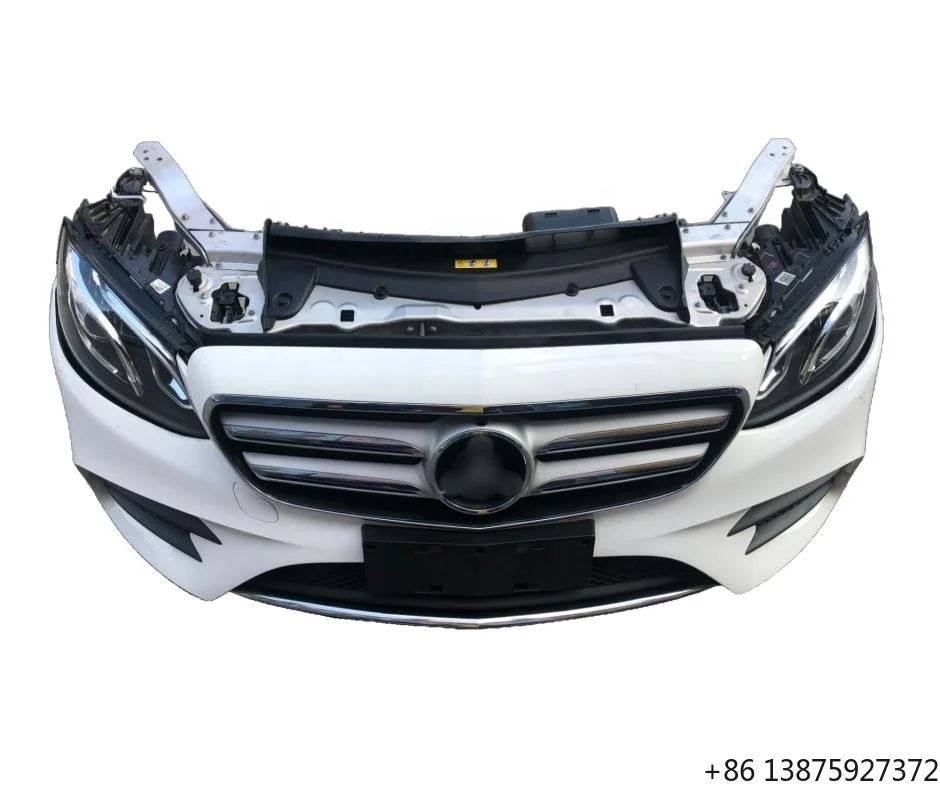 New Popular E Series W213 Sports Style Front Assembly Front Face Front Mouth Surrounded Headliner Bumper for -