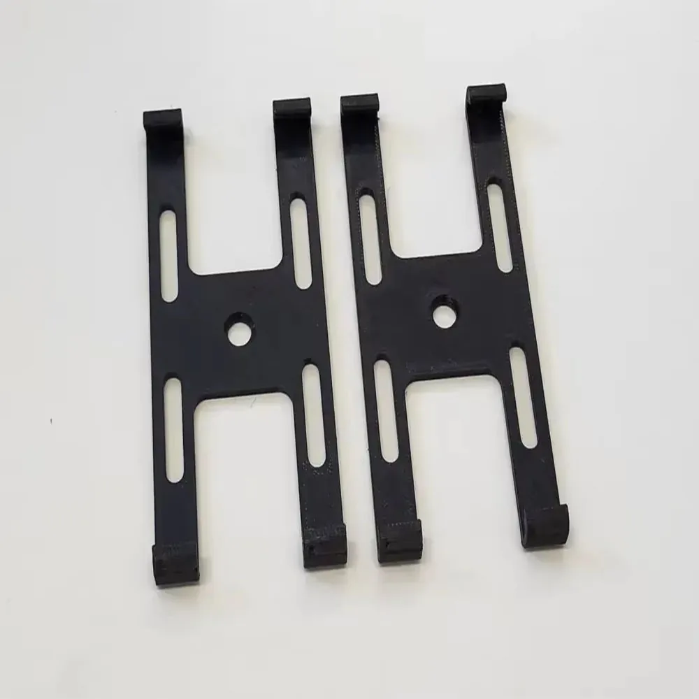 Weather-Proof Frameless EU Car License Plate Frame - Exterior Car Tag Frame for Front & Rear Tags