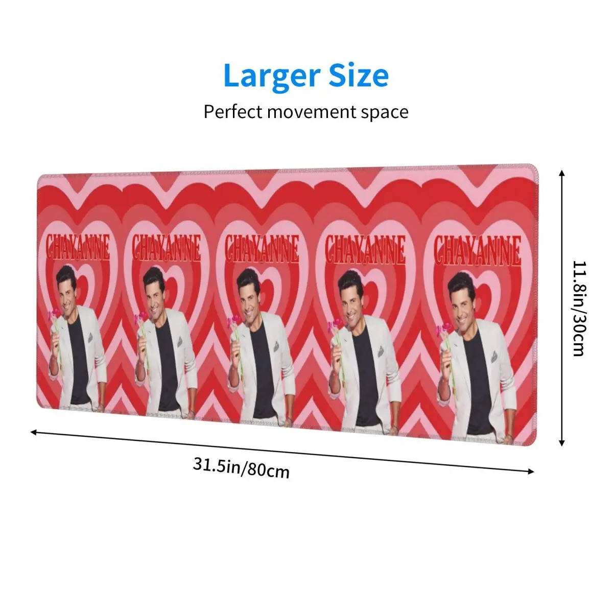 Large Mouse Pad Chayanne Chiquito Meme Music Singer Gamer PC Laptop Mats Keyboard Carpet Computer Gaming Desk Mat