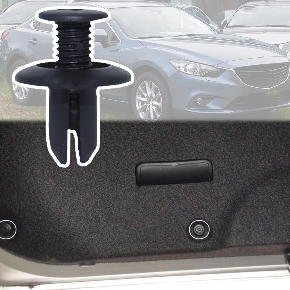 Car Fender Liner Engine Hood Clips Wheel Arch Lining Trim Screw Rivets For Mazda 6 GH1 GJ1 GL 2009 - 2016 2017 2018 2019 Mazda6