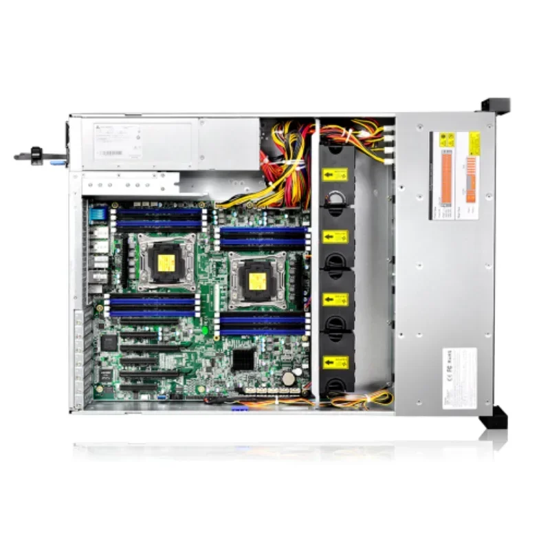 Rackmount industrial pc server RMC2125-695-HSE-D  customization 2U 12 Bay server case