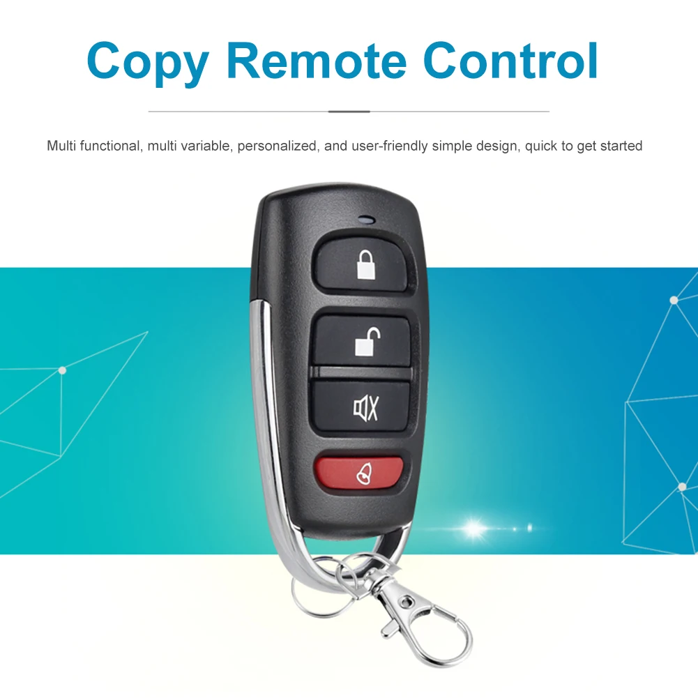 315MHz/433MHz Remote Control Duplicator Replacement Garage Door Gate Opener Fixed Learning Code Key Duplicator for Electric Gate