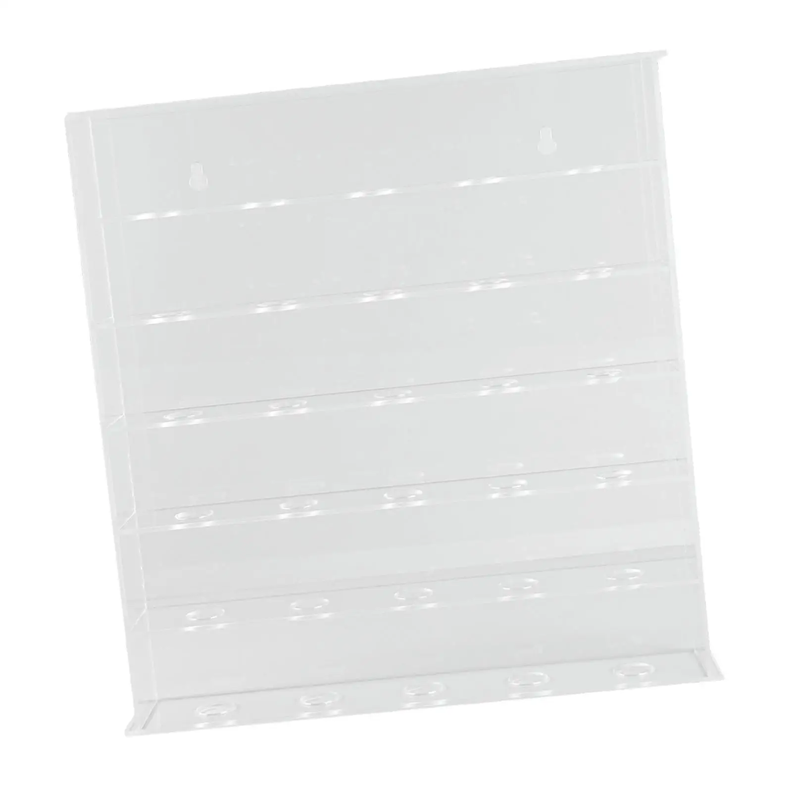 Clear Acrylic Golf Ball Holder 30 Ball Storage Box 6 Shelves Premium Display Rack for Golf Accessories Sports Office
