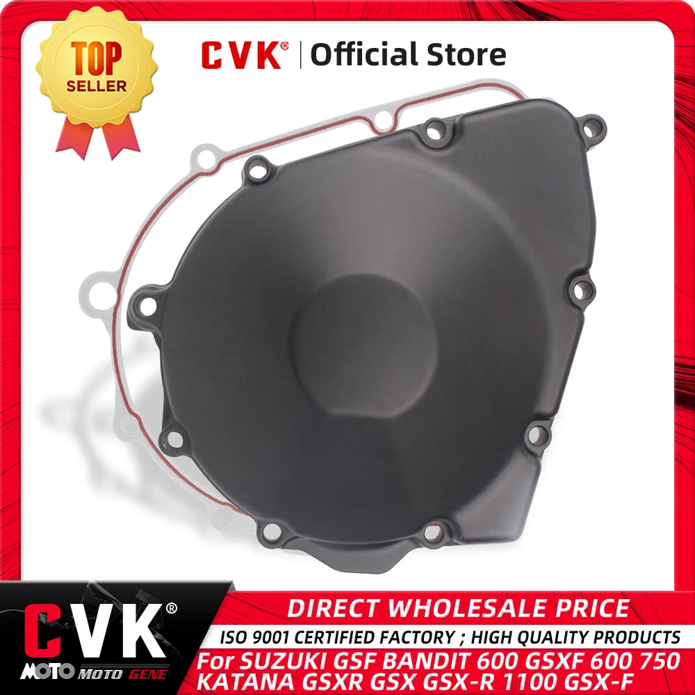 CVK Engine Cover Motor Stator Cover CrankCase Side Cover For SUZUKI GSF BANDIT 600 GSXF 600 750 KATANA GSXR GSX GSX-R 1100 GSX-F