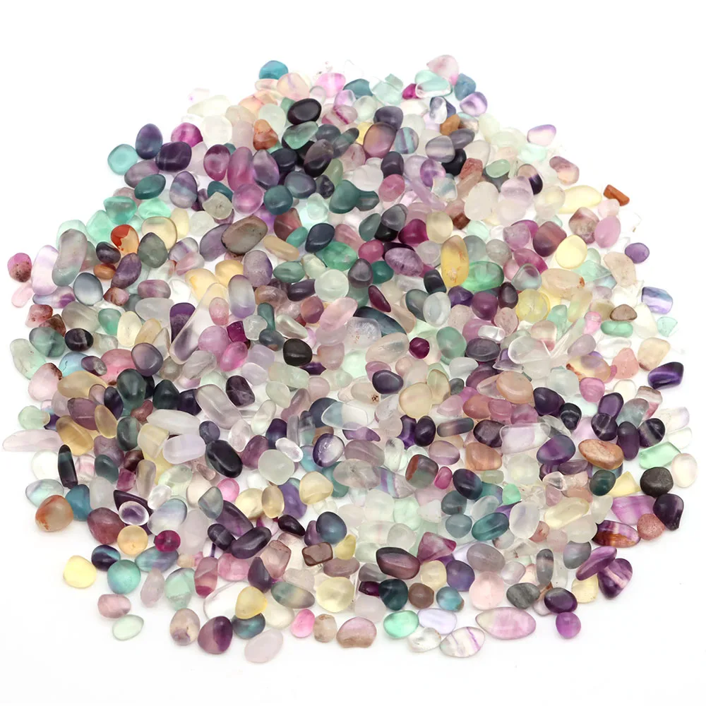 Natural Stones Gravel Crystal Chip Quartz Fluorite Mineral Reiki Healing Tumbled Specimen Gemstone Fish Tank Home Aquarium Decor view 3