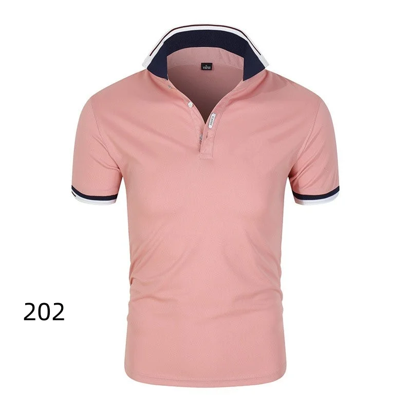 Herren Business Casual Polo Langarm T-Shirt Sommer Bequemes Top