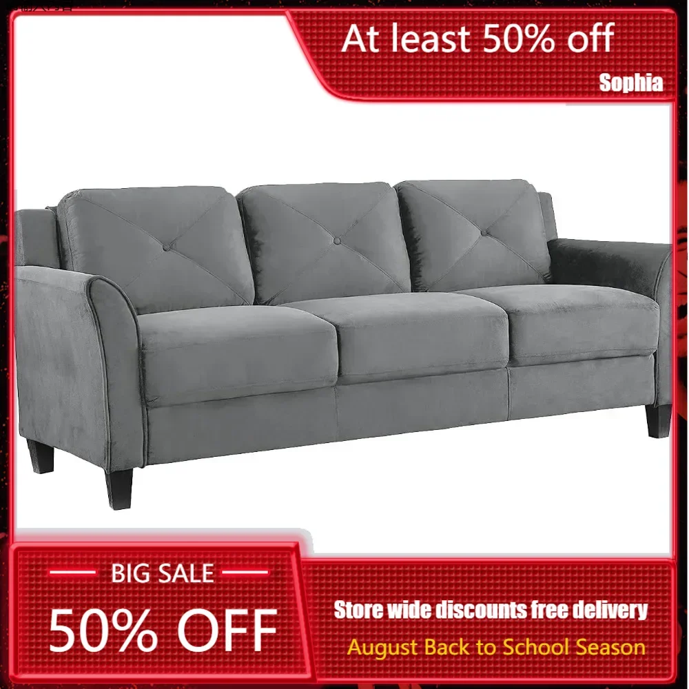 home furniture  living room furniture Modern simple and fashionable 3-seater sofa, a must-have for exquisite people