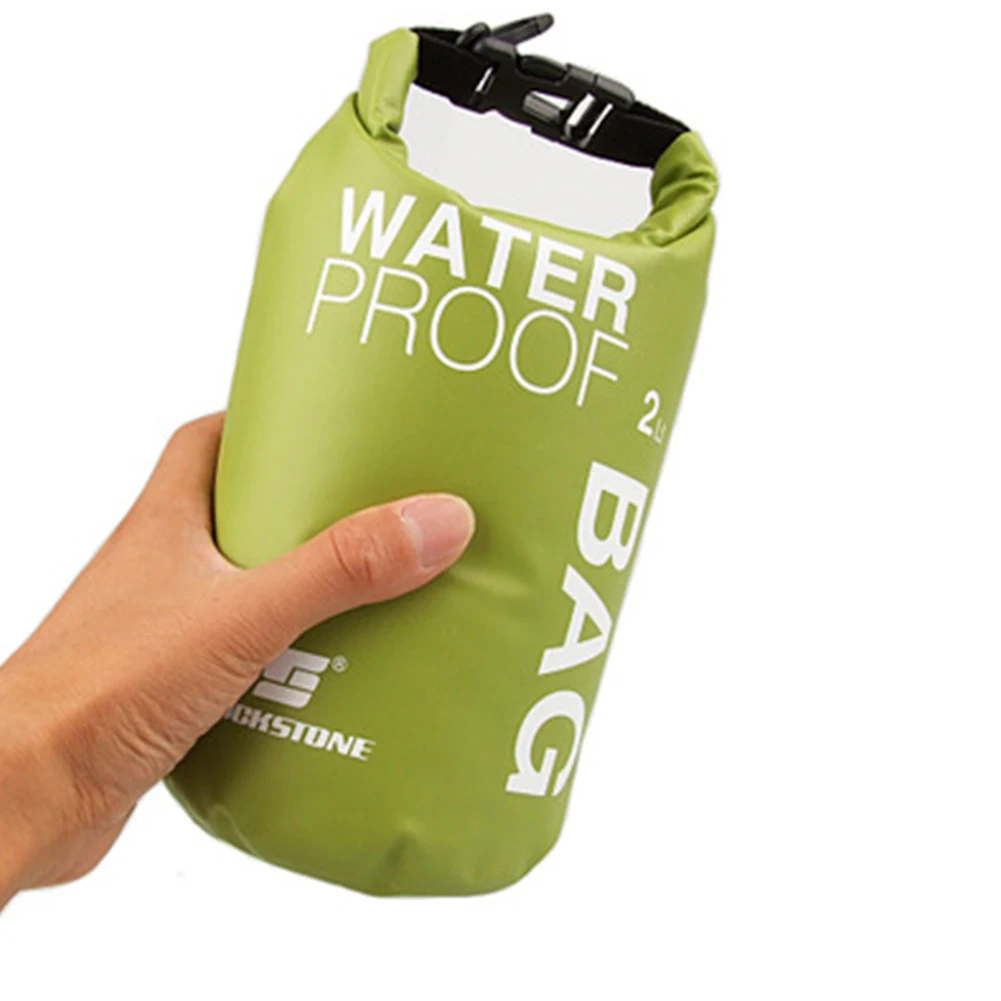 2L Dry Bag Sack Waterproof Phone Pouch Floating Boating Kayaking Water Bag Drifting PVC Mesh Bags for Outdoor Swimming Rafting