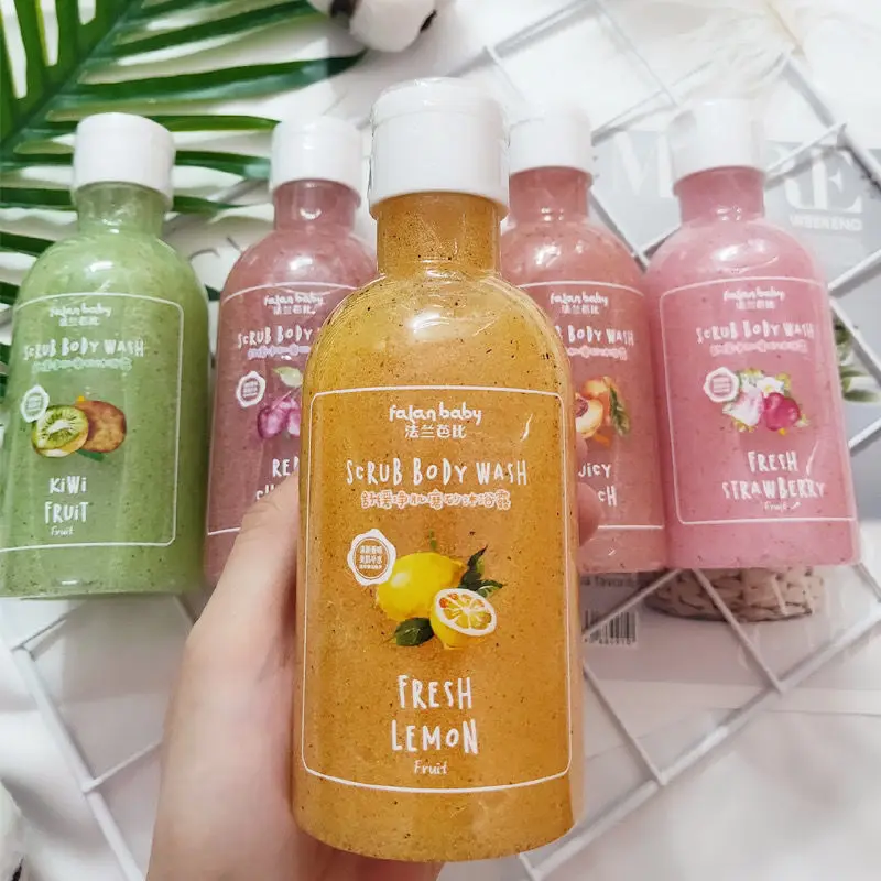 

Fruit Exfoliating Scrub Body Wash- Brightening & Long-Lasting Fragrance for Women
