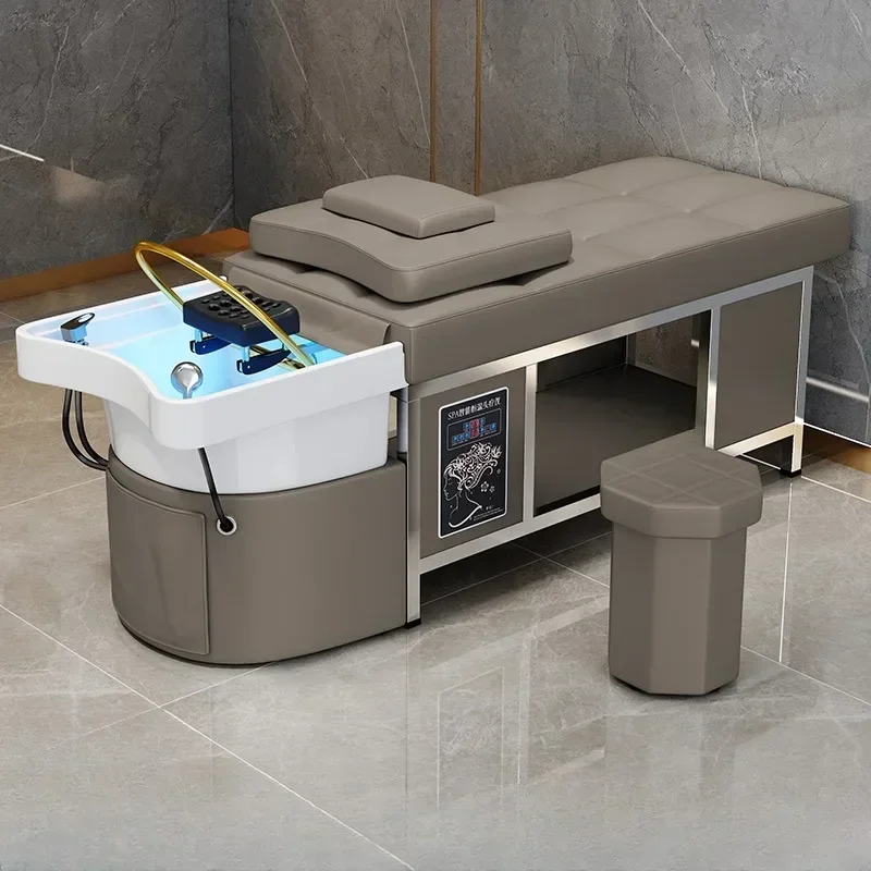 

Стул для косметического салона, шампунь для мытья волос, циркуляция воды, терапия головы, профессиональная миска для красоты, складной диван-кровать для стилиста для взрослых