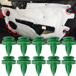 Car Door Panel Trim Fasteners Green Retainer Clips 6503204 For Chrysler Jeep Wrangler Grand Cherokee