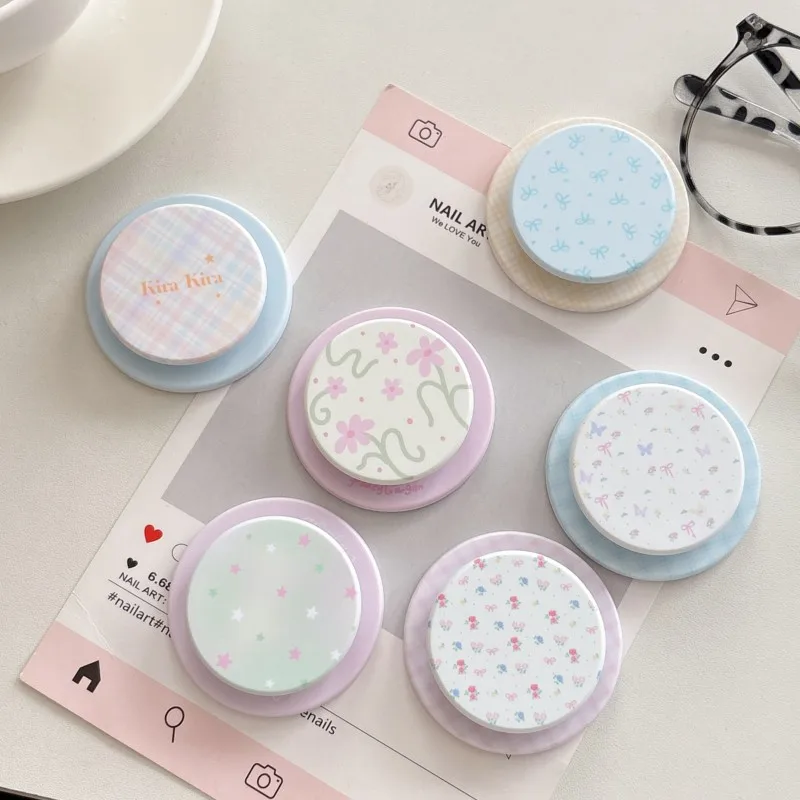 

Spring Fresh Floral For Magnetic Phone Grip Holder Cute Pastel Pattern Foldable Stand for MagSafe Compatible Phones for iPhone17