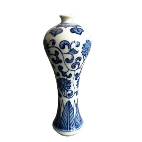 

China Exquisite Hand Painted flower Blue and White Porcelain vase