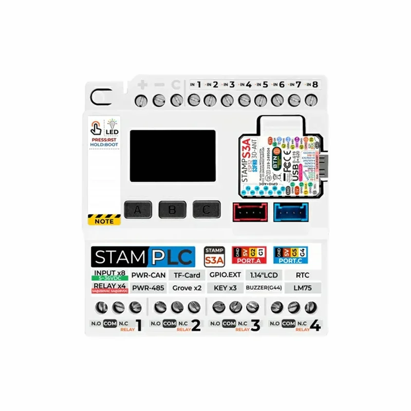 B44C Stamplc Iot ESP32-S3 Pengendali Logika Yang Dapat Diprogram Papan Pengembangan IOT Pemantauan Data Cloud