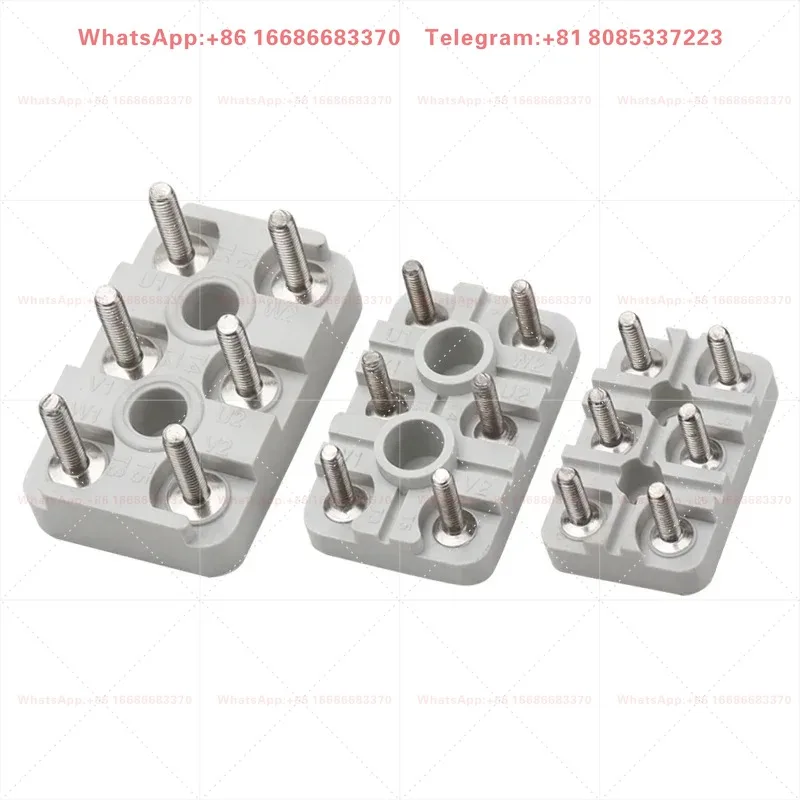 380V Three Phase Reduction Motor Single Hole Terminal Block Circuit Wiring Connection Terminal Board Replacement Accessory