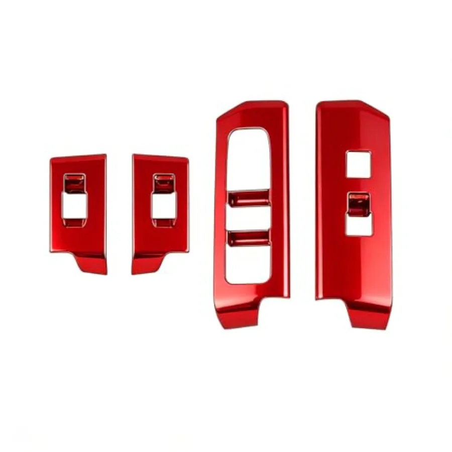 

Window Lift Panel For Toyota 4Runner 2026 NOT Fit Tac0ma Interior Accessories Door Center Console Frame Decor Trim Red