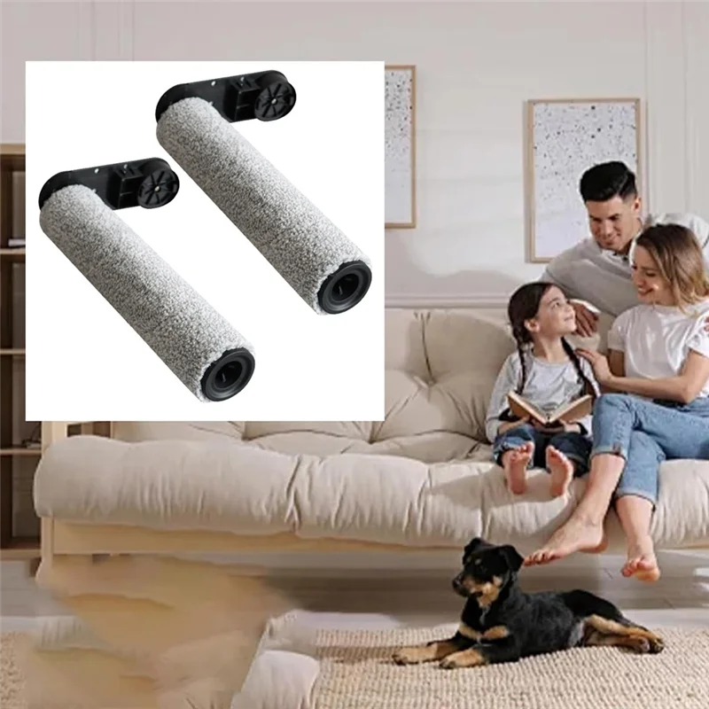 Midea GX5/GX5-5/G5 Pro/X8SE/X8 Pro T7/T9 Pro/G3 Pro Plus/R8 Max/R10 Max 바닥 스크러버 액세서리 용 BAAN-2PCS 롤러 브러시