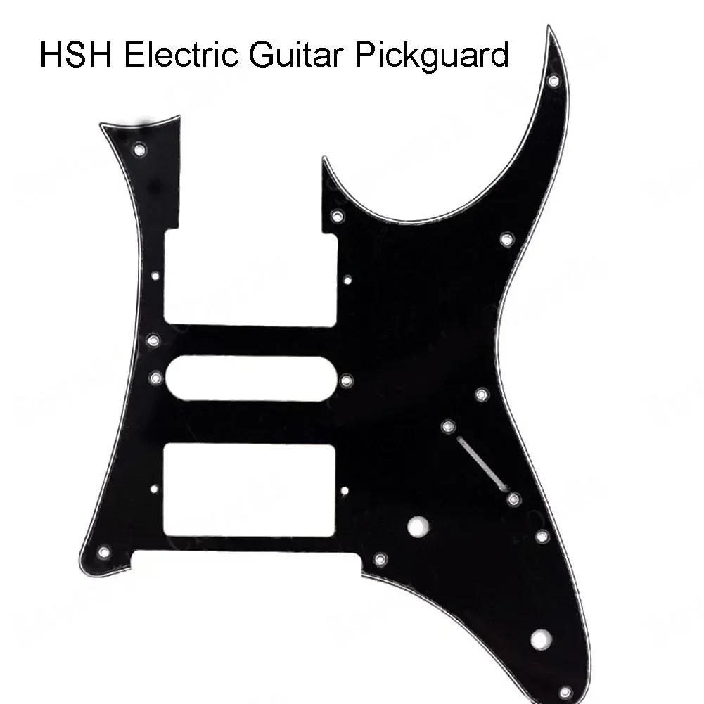 7 V Electric Guitar Pickguard Pickup HSH Humbucker Replacement Scratch Plate 290*215.7mm Tool Accessories For Ibanez RG250 Style