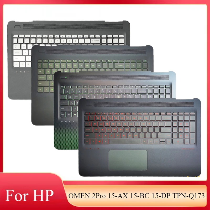 Original New US Keyboard For HP OMEN 2Pro 15-AX 15-BC 15-DP TPN-Q173 Laptop Palmrest Upper Housing Case Keyboard with Backlight