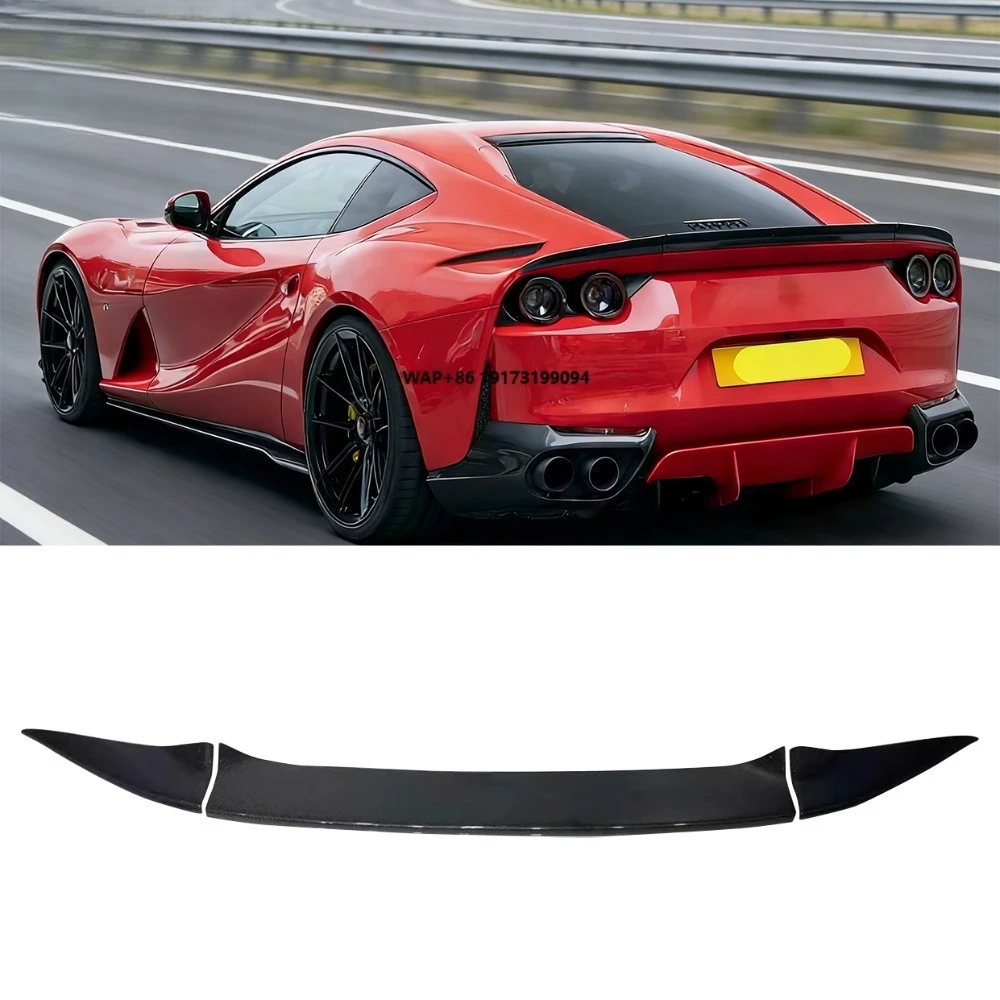 

Dry Carbon Fiber Rear Spoiler for 812 M Style Rear Wing Car Upgrade Accessory
