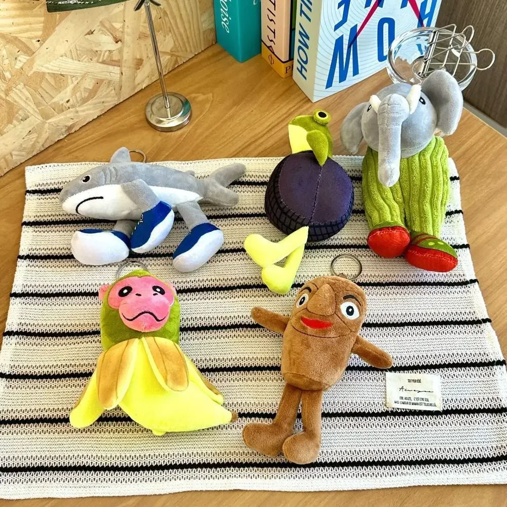 الإيطالية Brainrot Al Tingtungsahur المفاتيح الحيوان الكرتون لينة Tralalelotralala أفخم ظهره قلادة محشوة دمية الهدايا