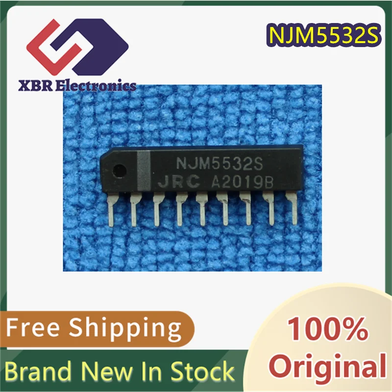 (5/50 Piece) NJM5532S NJM5532 Low-Noise Dual Operational Amplifier SIP9 Brand New Genuine Original