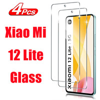 2/4Pcs Screen Protector Glass For Xiaomi 12 Lite 5G Tempered Glass Film