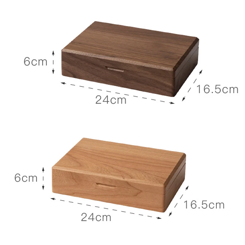 New Wood Jewelry Storage Box Display Earring Rings Box Jewelry Organizer Box Luxury Jewelry Gift Packaging Box Bracelet Package