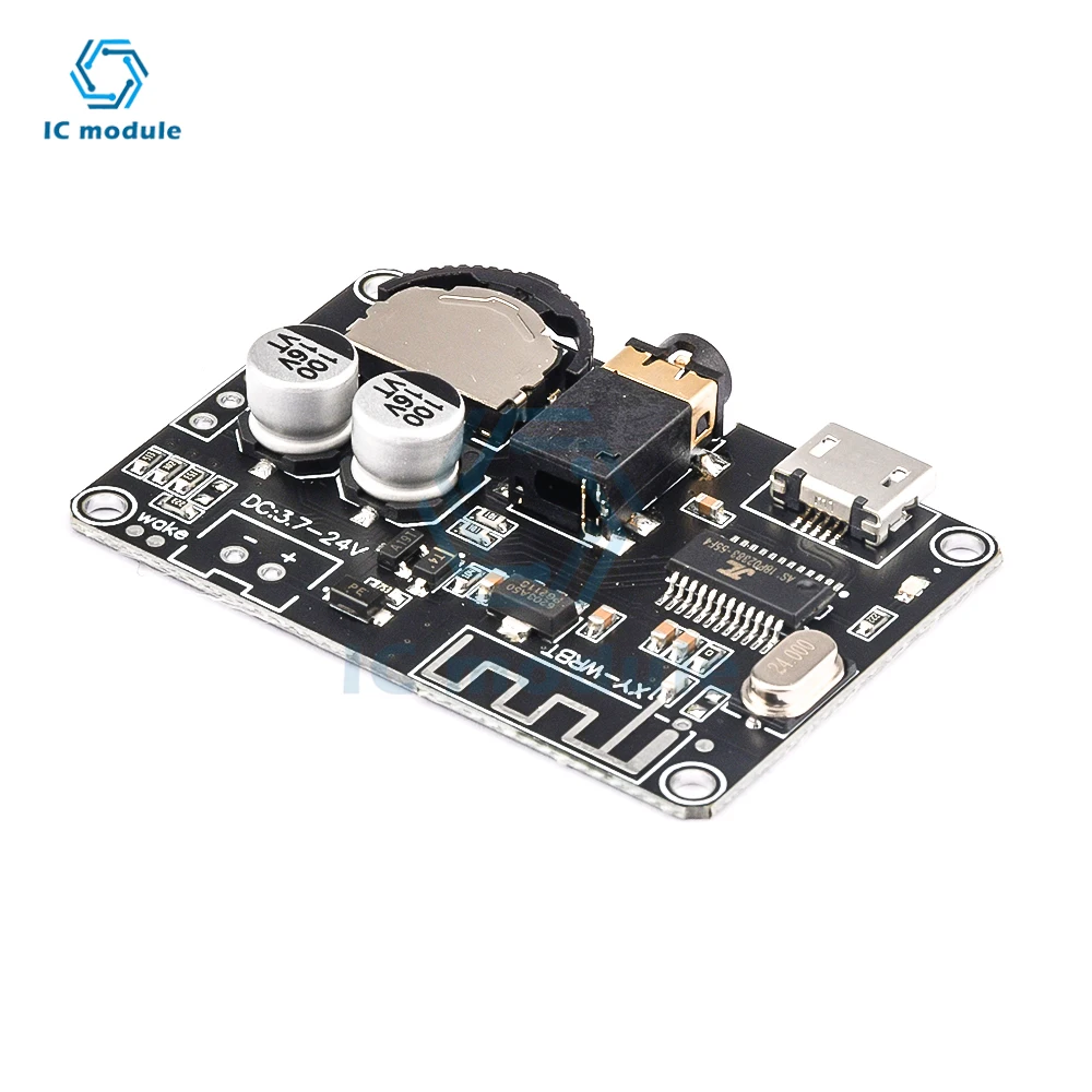 DC3.7-24V BT 5.0 Stereo Audio Decoder Board Mp3 Lossless Decoder Board Wireless Stereo Music Module XY-WRBT