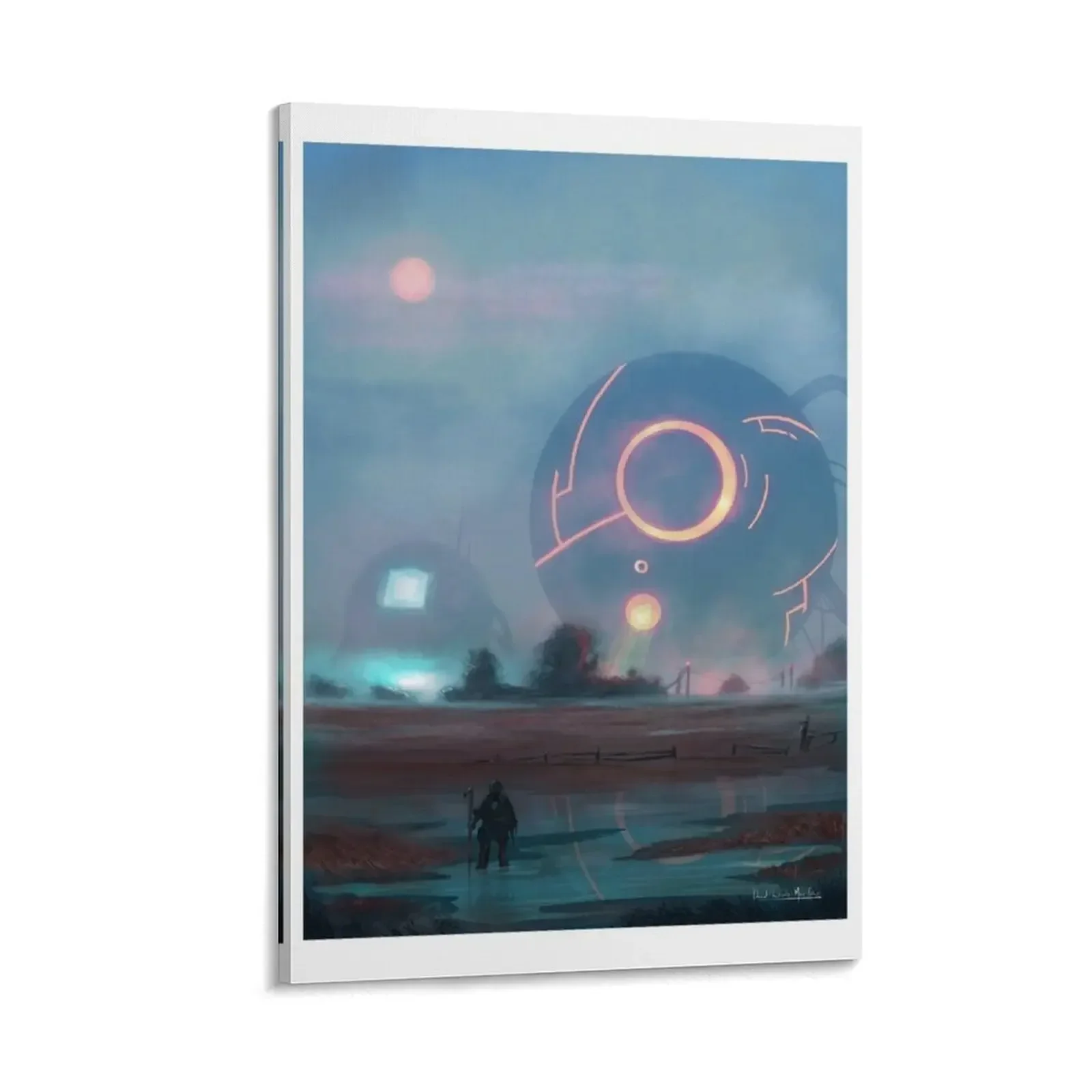 

Sci-fi orbs Canvas Painting canvas wall decoration poster home decoration luxury