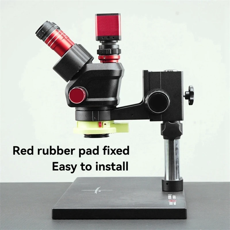 Adjustable 144 LED Ring Light Illuminator Lamp For Industry Stereo Microscope Lens Camera Magnifier Adapter US Plug