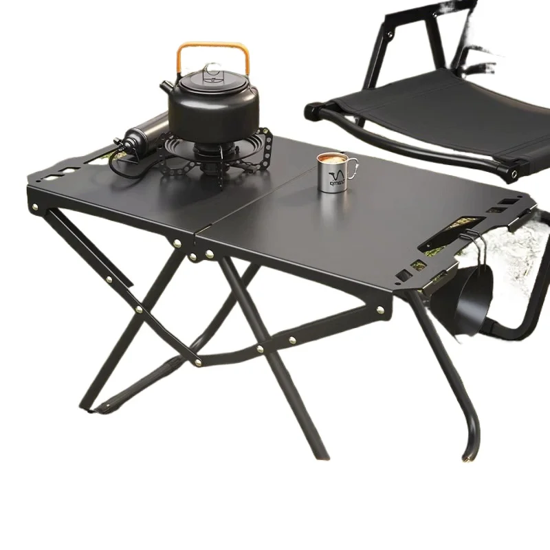Aluminum Alloy IGT Tactical Table, portable foldable design, multi-use for camping, barbecue and outdoor activities