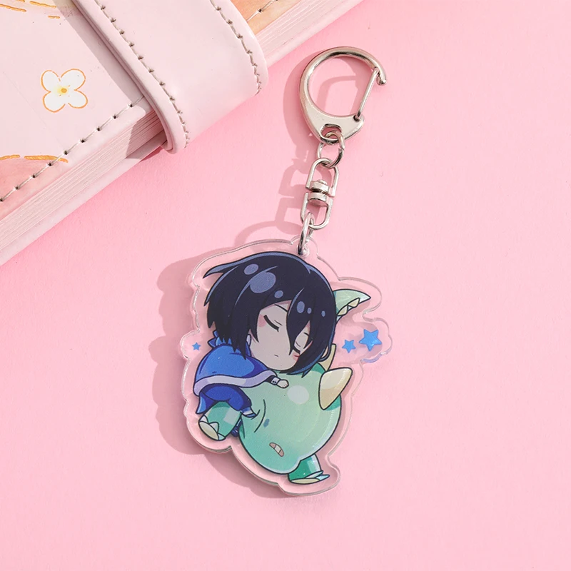 Cartoon Anime Lilo and Stitch Pendant Keychains Holder Car Key Chain Key Ring Mobile Phone Bag Hanging Jewelry Attack On Titan